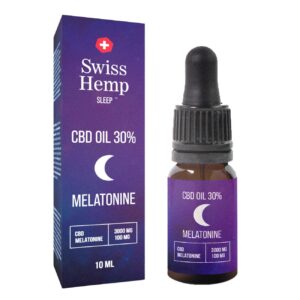 Olejek konopny 30% FULL SPECTRUM + melatonina
