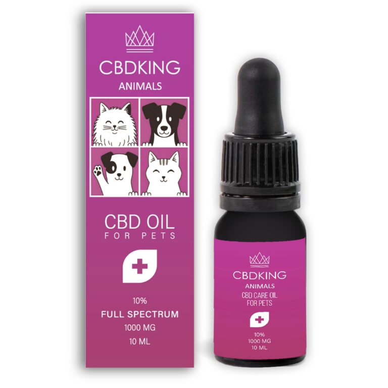 Olejek CBD dla zwierząt 10% – 5 mg CBD w kropli
