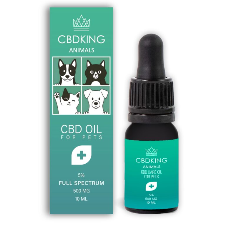 Olejek CBD dla zwierząt 5% – 2.5 mg CBD w kropli Olejek CBD dla zwierząt 5% – 2.5 mg CBD w kropli